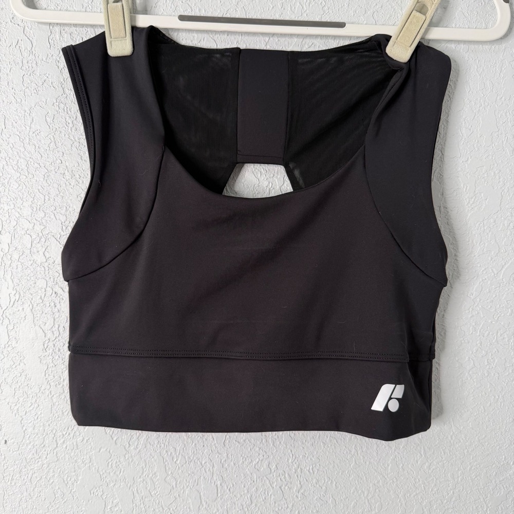 Forme Power Bra Black Posture Correcting Compression Sports Bra Size L